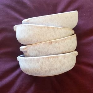 Anthropologie Stoneware Bowl Set of 4